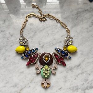 J. Crew Multicolor Statement Necklace